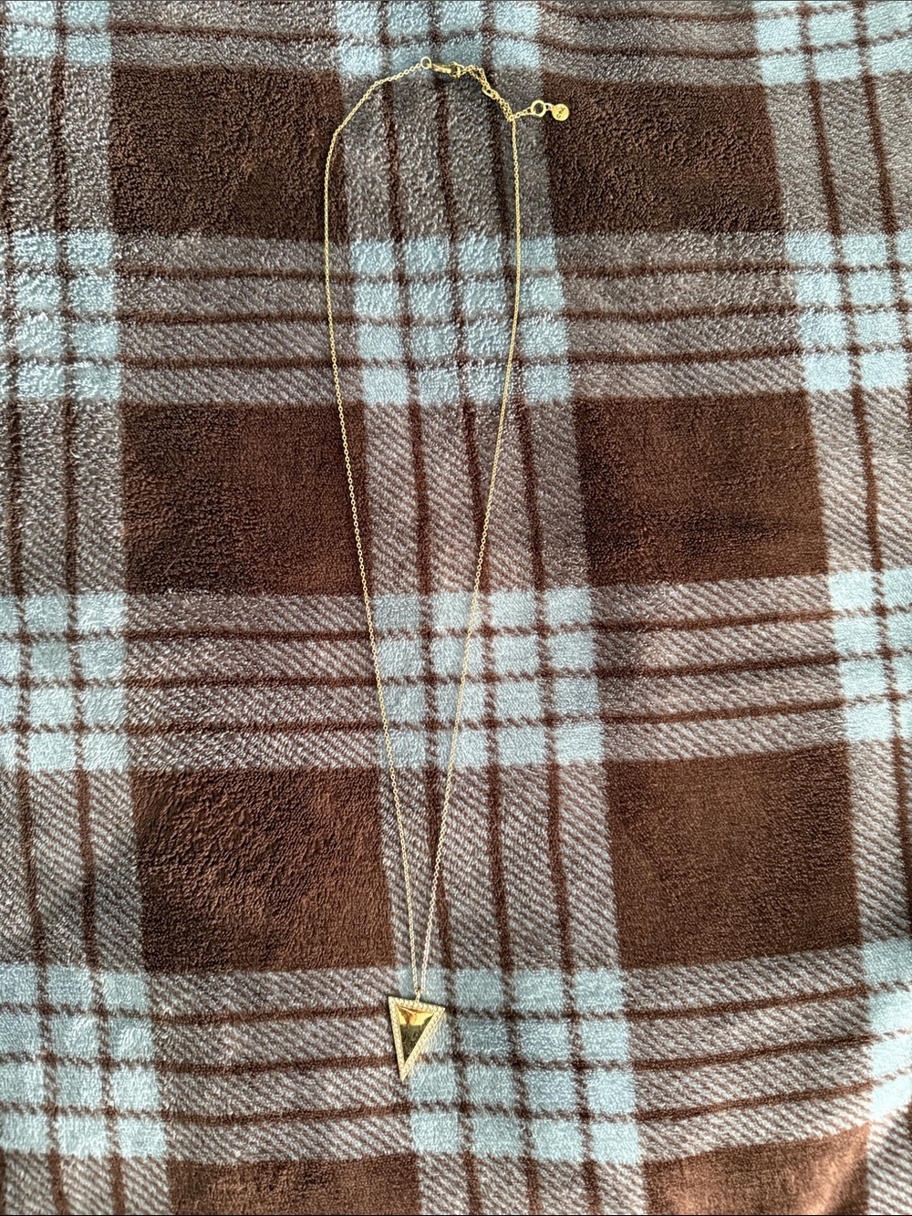 Chloe + Isabel Gold Triangle Layered Pendant Necklace